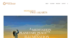 Desktop Screenshot of meditationontwinhearts.com