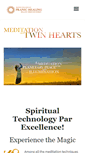 Mobile Screenshot of meditationontwinhearts.com